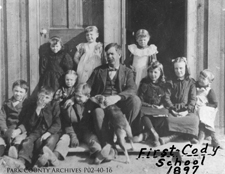 Historical Image of First Cody School