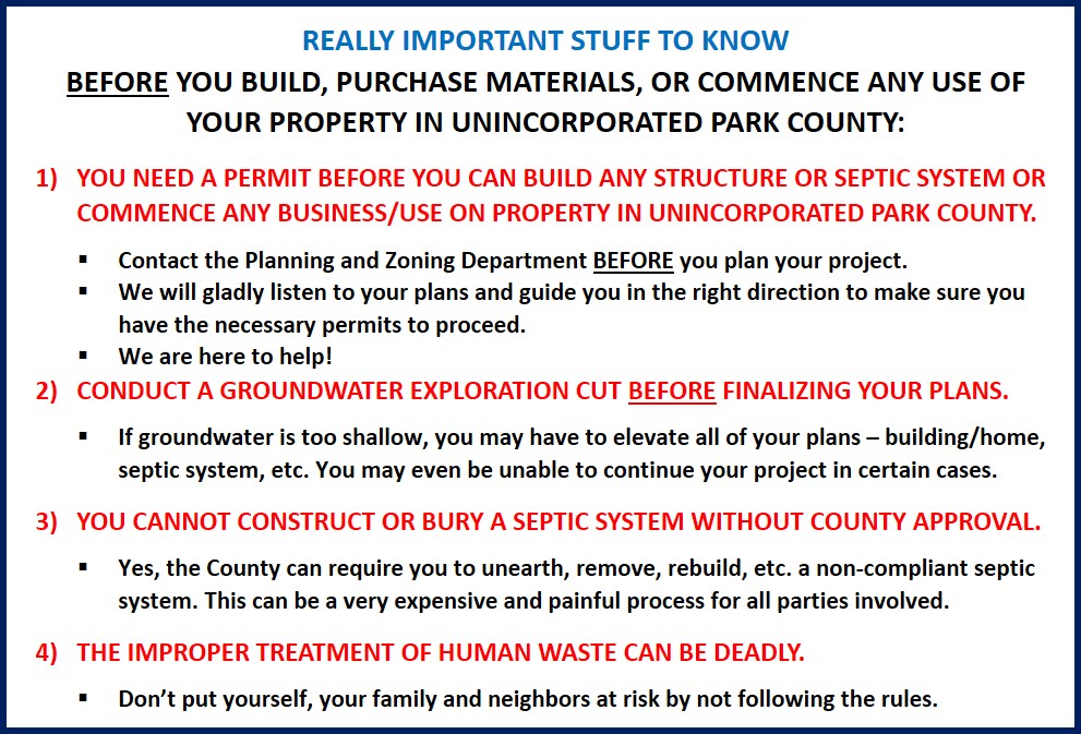 Planning and Zoning Park County Wyoming