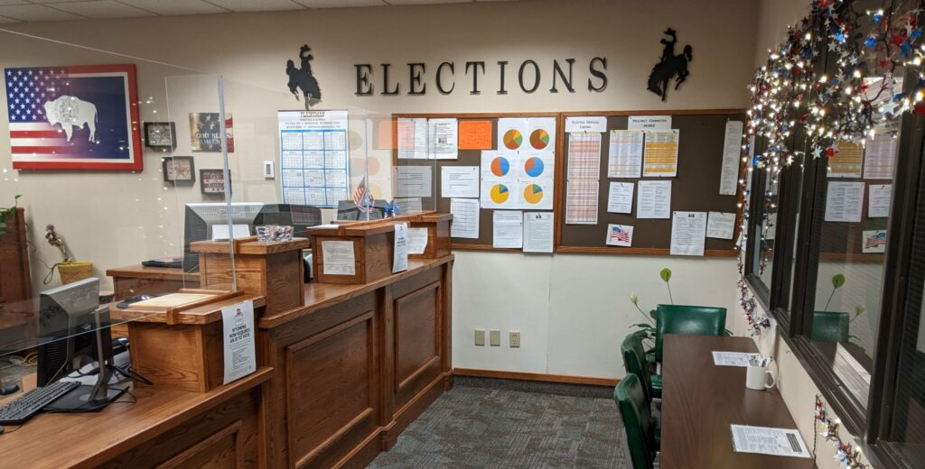 Park County Elections Office interior